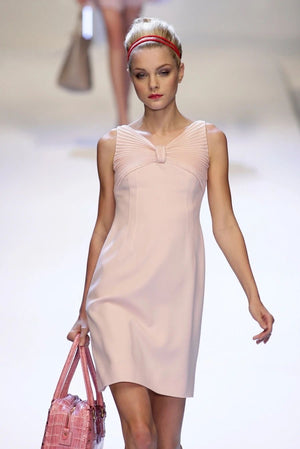 S/S2007 Valentino pleated butterfly bow dress