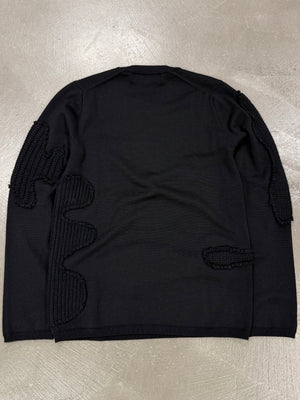 2017 Comme des Garçons patchwork knit sweater