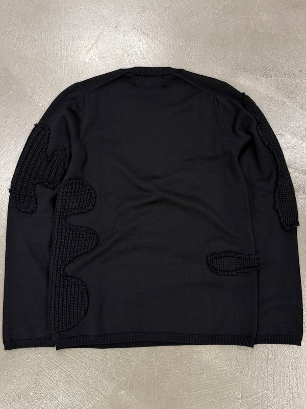 2017 Comme des Garçons patchwork knit sweater