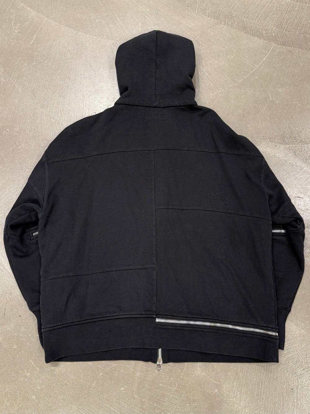 2020s Alexander McQueen multi-zip hoodie