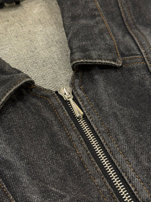 1990s Marithe Francois Girbaud “Closed” washed oversized bomber jacket