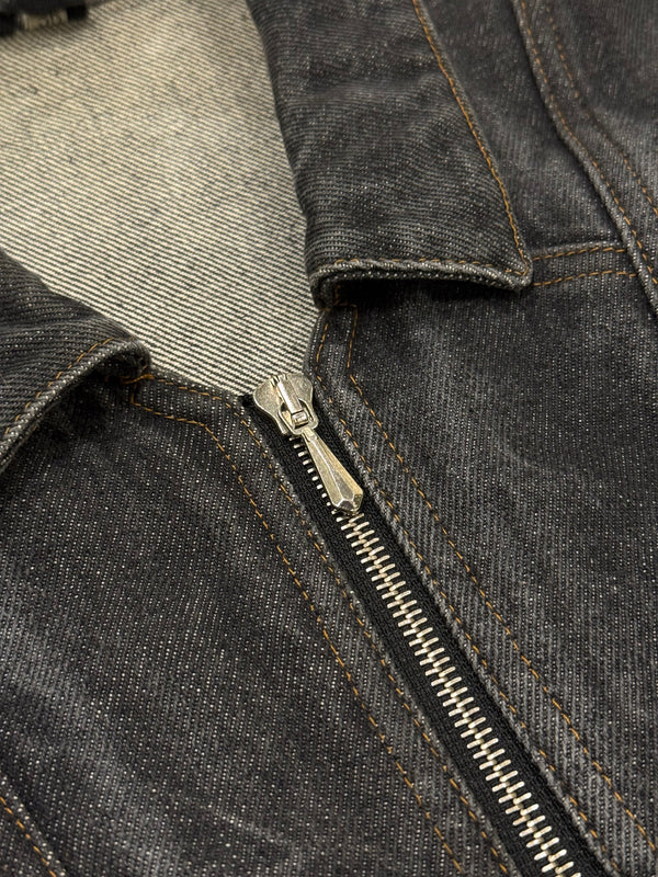 1990s Marithe Francois Girbaud “Closed” washed oversized bomber jacket