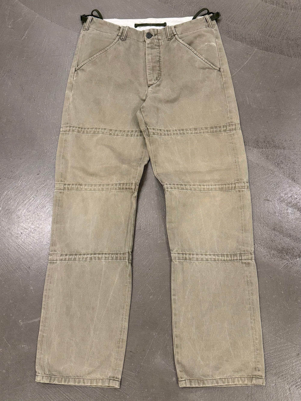 2000s Helmut Lang paneled military pants