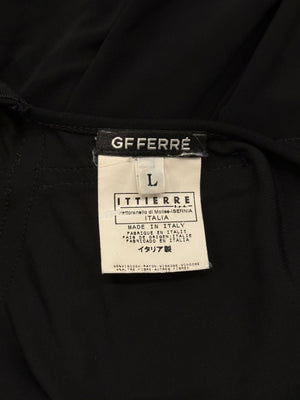 2004 Gianfranco Ferre bondage lace-up top