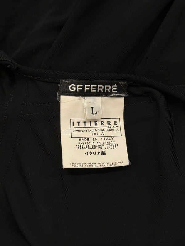 2004 Gianfranco Ferre bondage lace-up top