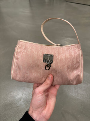 Dior monogram rose hand bag