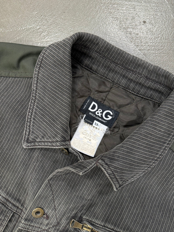 A/W 2004 Dolce & Gabbana hunting corduroy cargo jacket