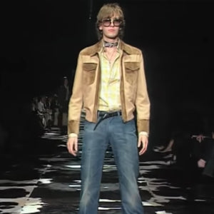 S/S2004 Gucci by Tom Ford western suede jacket