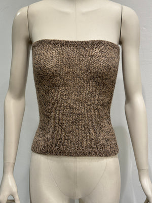 S/S1999 Dolce & Gabbana runway cropped cardigan + top set