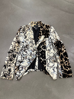 2010s Ann Demeulemeester abstract camo blazer jacket