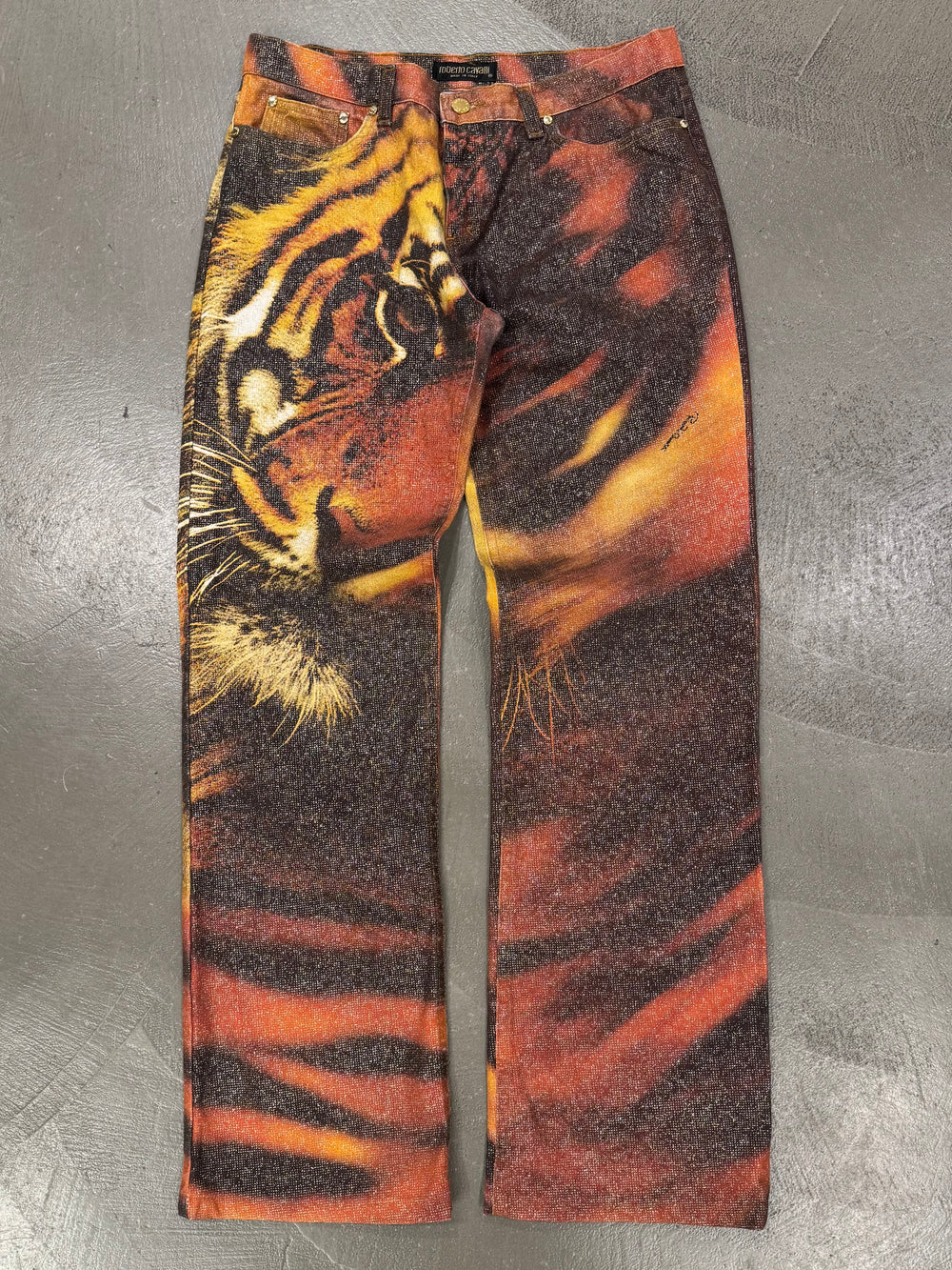 AW2000 Roberto Cavalli Tiger jeans