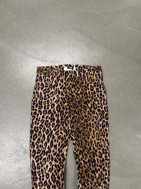 2000s Dolce & Gabbana leopard print slim fit pants