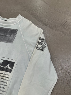 A/W 2004-2005 Raf Simons “waves” patchwork crewneck