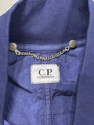 CP Company blue nylon bomber jacket