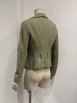 1998 Christian Dior by John Galliano tweed blazer jacket