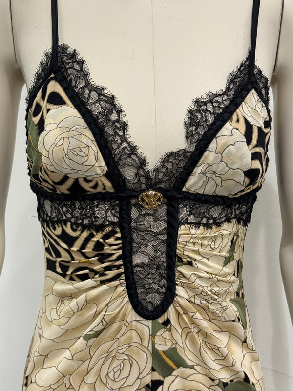 2006 Roberto Cavalli geometric mini dress