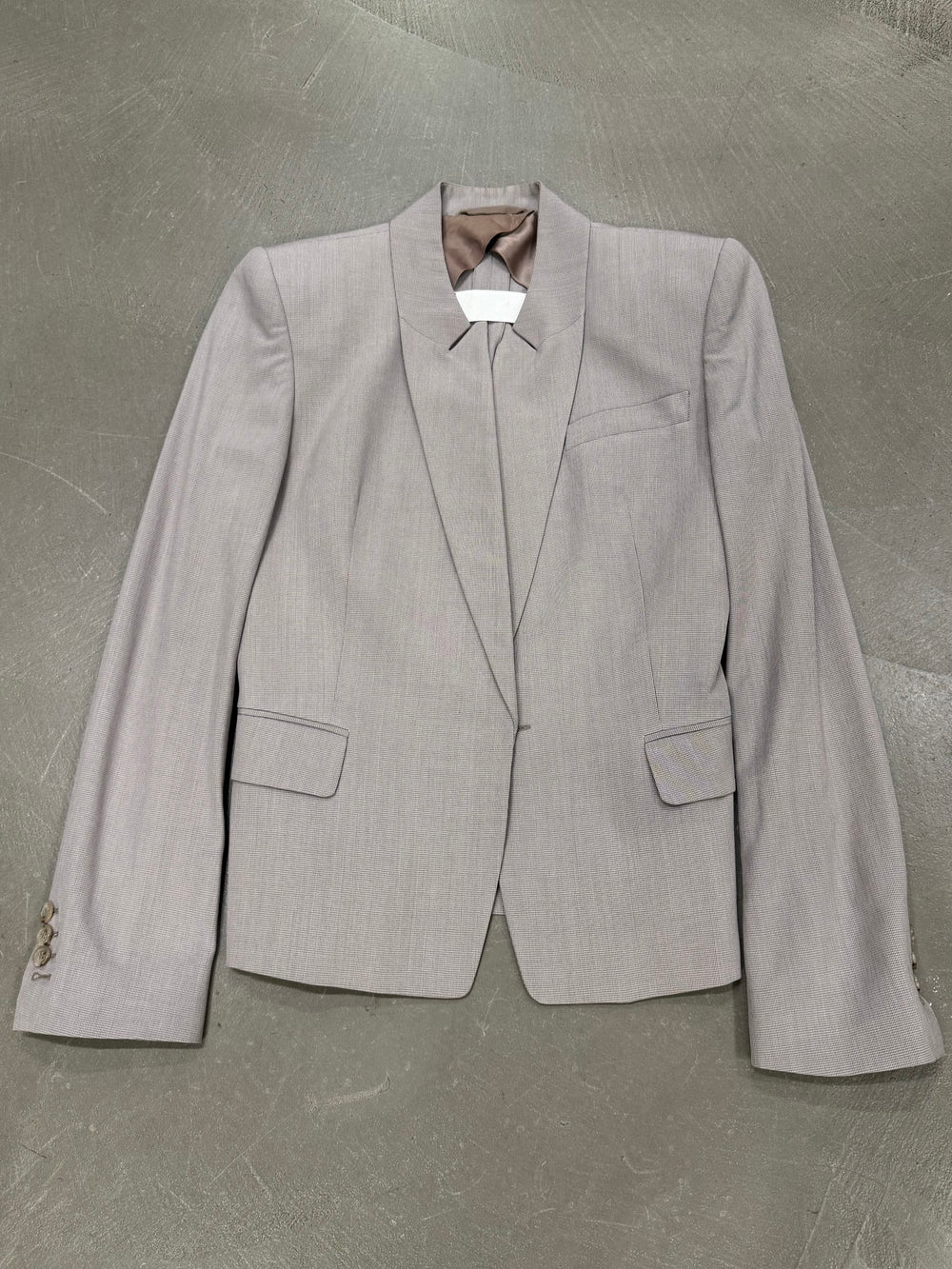 S/S2008 Maison Margiela deconstructed collar tailored blazer