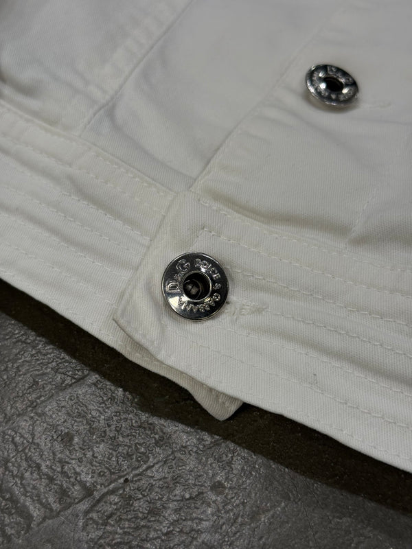 2000s Dolce & Gabbana shoulder straps cotton jacket