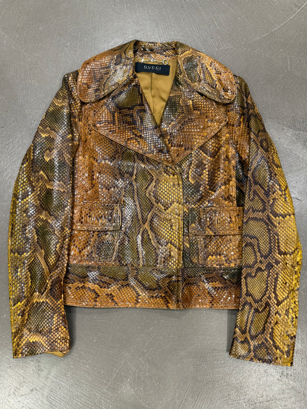 A/W2011 Gucci by Frida Giannini iconic runway python jacket