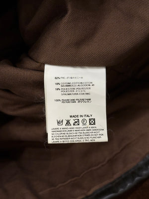 A/W 2003 Dsquared2 hybrid faux leather sleeves jacket