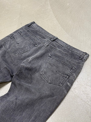 2000s Dior by Hedi Slimane claw mark jeans