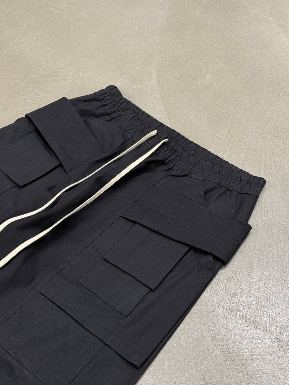 Rick Owens creatch wide cotton cargo pants