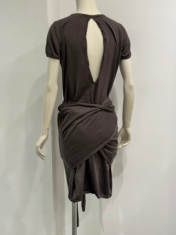 2000s Yves Saint Laurent by Tom Ford intricated bondage dress