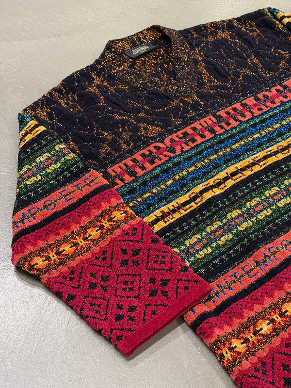 A/W1995 Jean Paul Gaultier "too wild too young to die" striped sweater
