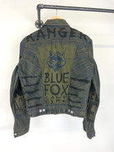 Load image into Gallery viewer, SS98 Walter Van Beirendonck blue fox scribble denim jacket m
