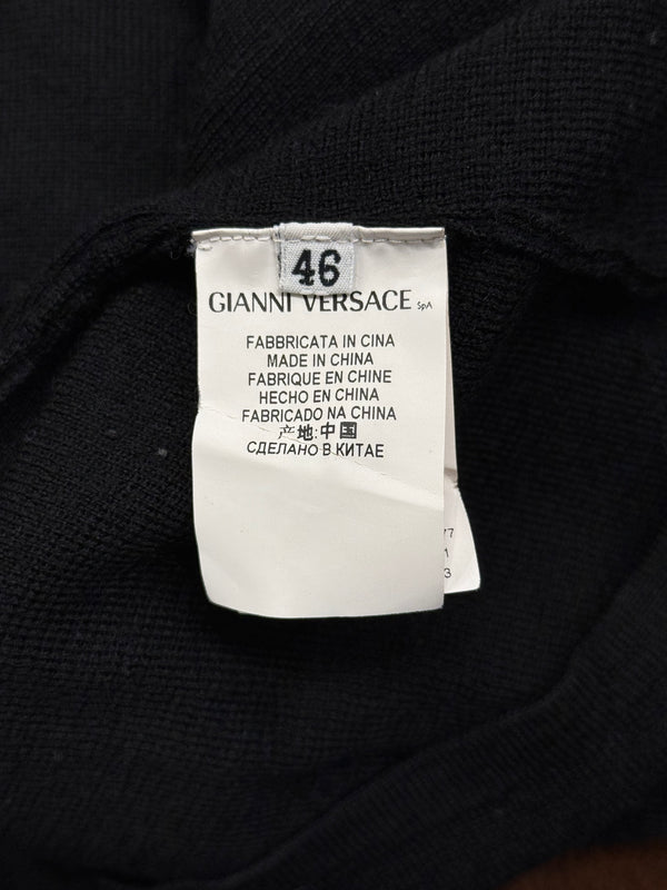 2000s Versace bondage straps knit