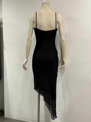 2000S Cavalli wrinkle dress