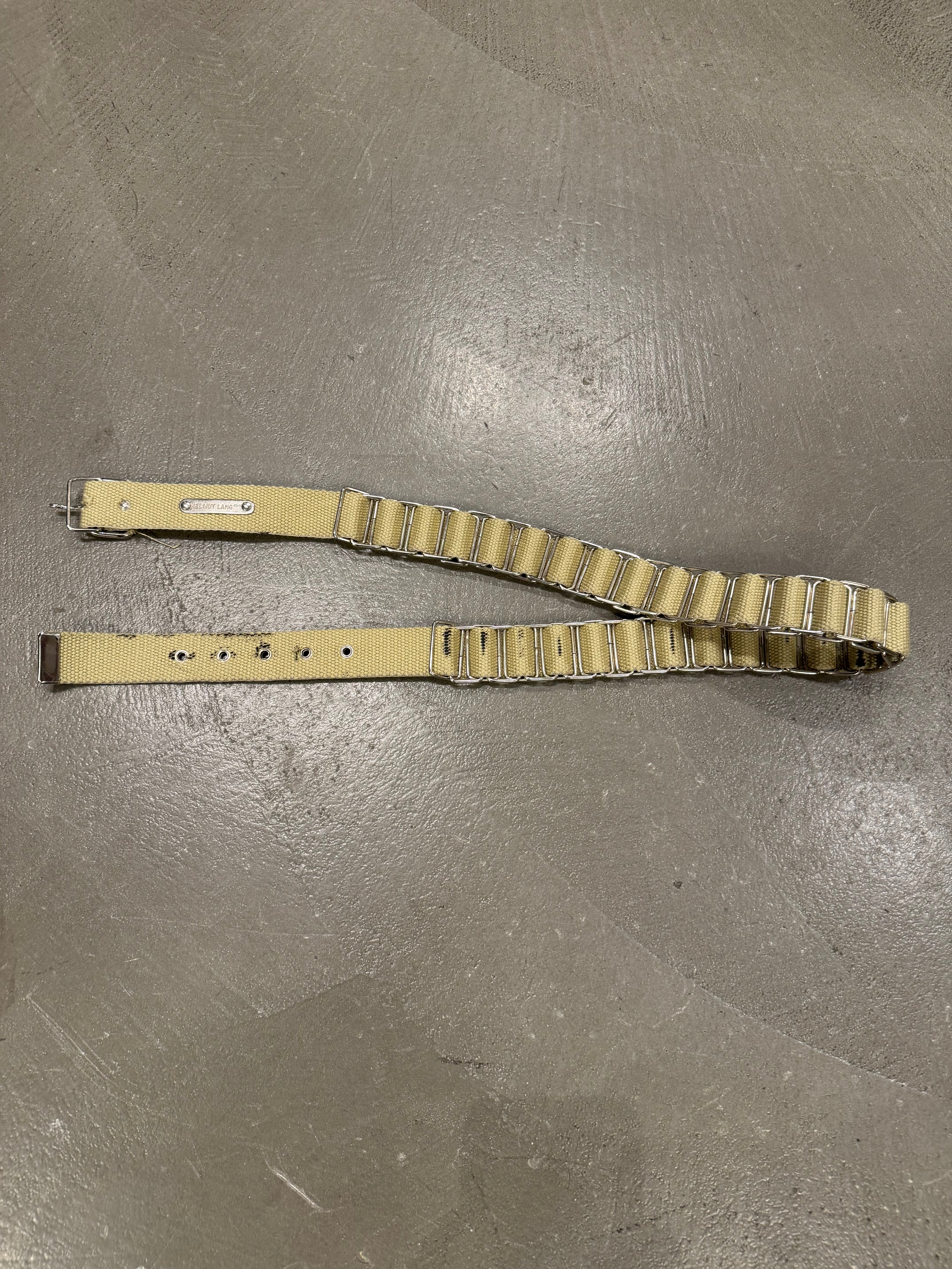 1998 Helmut Lang military chain belt