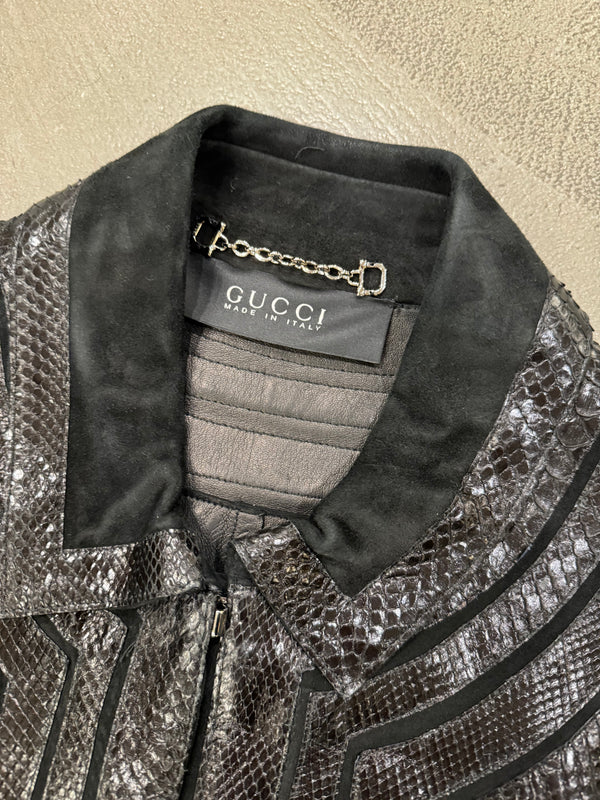 2000s Gucci by Tom Ford real python coat