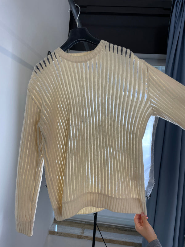 1998 Helmut Lang semi transparent sweater