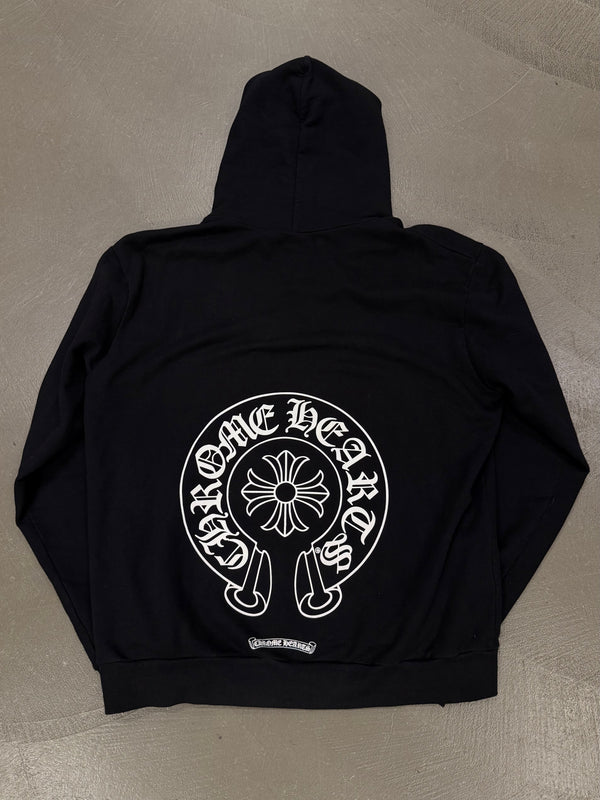 Chrome Hearts multicolor horseshoe logo zipup hoodie