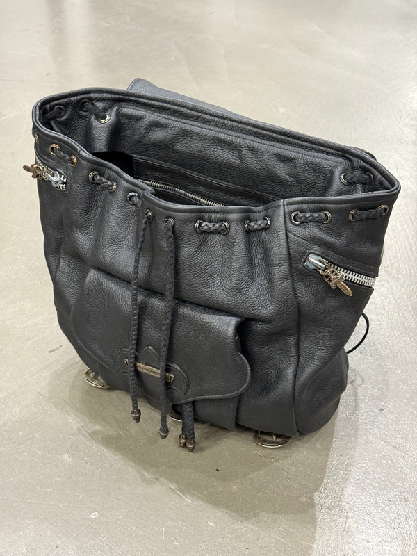 Chrome Hearts cross patch gunslinger backpack