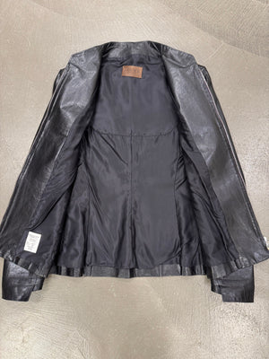 2000s Loewe biker leather jacket