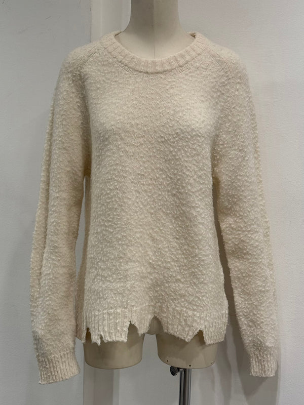 F/W2019 Maison Margiela distressed wool sweater