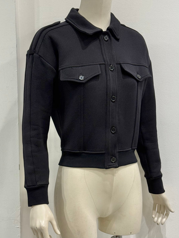 2000s Louis Vuitton uniform cropped bomber jacket