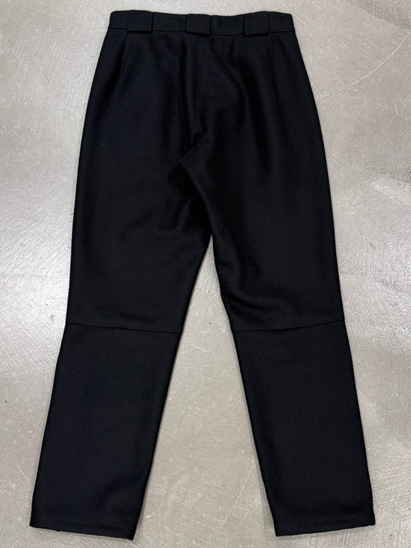 1990s Emporio Armani bondage moto pants