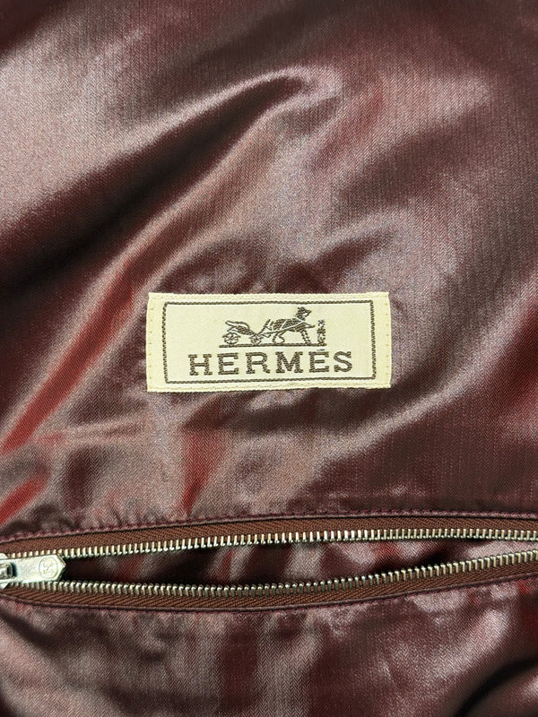 HERMES nylon color block jacket