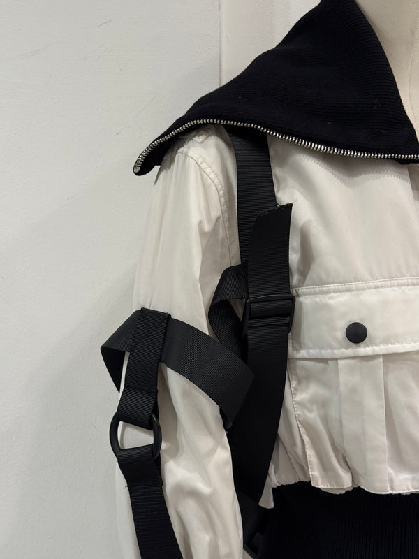 A/W 2003 Dolce & Gabbana runway bondage parachute jacket