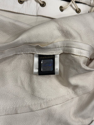 S/S2004 Roberto Cavalli runway western leather jacket