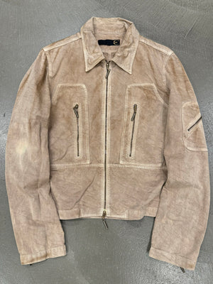 2001 Cavalli faded zipper light jacket