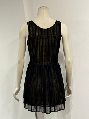 1990s Dolce & Gabbana lace sleeveless mini dress