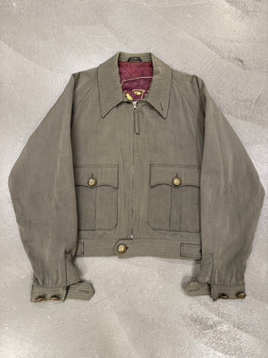 1980s Jeans Paul Gaultier cropped cargo bomber jacket