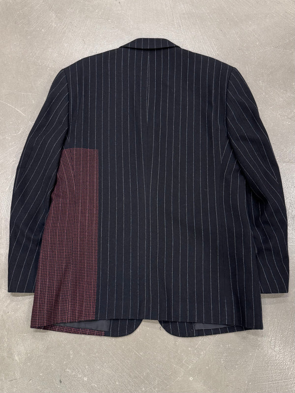 2000s Comme des Garçons paneled patchwork blazer