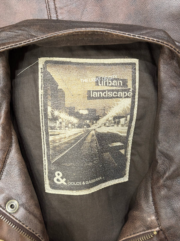 2000s Dolce & Gabbana military cargo leather vest