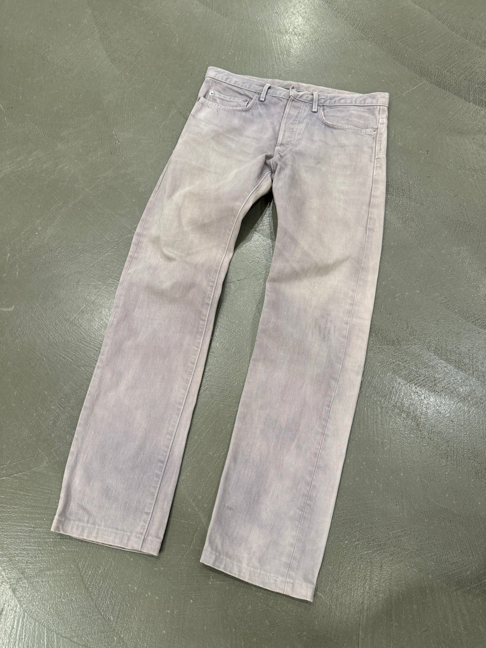 2000s Dior by Hedi Slimane faded jeans