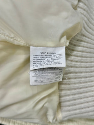 2000s Dsquared2 cropped down jacket with real fur